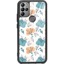 Spoyi General Mobile Gm 21 Pro Minik Yapraklar Tasarımlı Glossy Telefon Kılıfı