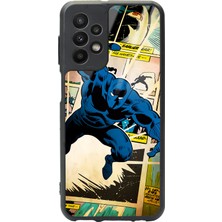 Spoyi Samsung Galaxy A23 Black Panther Kara Panter Tasarımlı Glossy Telefon Kılıfı