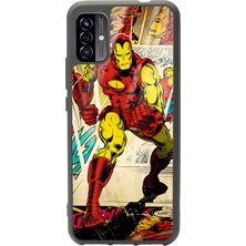 Spoyi P13 Blue Max Pro Lite Iron Man Demir Adam Tasarımlı Glossy Telefon Kılıfı