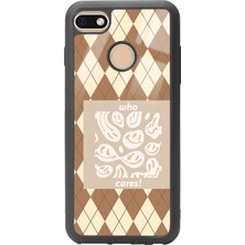 Spoyi General Mobile Gm 8 Go Ekose Smile Tasarımlı Glossy Telefon Kılıfı