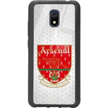 Spoyi Xiaomi Redmi 8A Retro Arsenal Tasarımlı Glossy Telefon Kılıfı