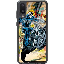 Spoyi Samsung Galaxy A-02 Hayalet Sürücü Tasarımlı Glossy Telefon Kılıfı