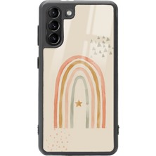 Spoyi Samsung Galaxy S21 Suluboya Art Tasarımlı Glossy Telefon Kılıfı