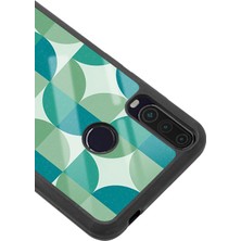 Spoyi Oppo Realme C21 Retro Green Duvar Kağıdı Tasarımlı Glossy Telefon Kılıfı