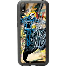 Spoyi Huawei Y5 (2019) Hayalet Sürücü Tasarımlı Glossy Telefon Kılıfı