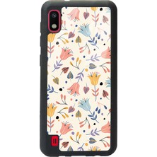 Spoyi Samsung Galaxy A-10 Beyaz Bindanlı Tasarımlı Glossy Telefon Kılıfı