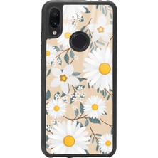 Spoyi Xiaomi Redmi Note 7 Büyük Papatya Tasarımlı Glossy Telefon Kılıfı