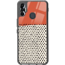 Spoyi Tecno Spark 7 Pro Vintage Art Tasarımlı Glossy Telefon Kılıfı