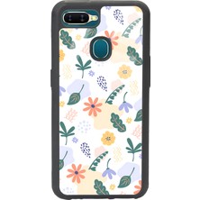Spoyi Oppo A5S Minik Çiçekler Tasarımlı Glossy Telefon Kılıfı