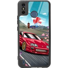 Spoyi Tecno Spark 6 Go Supra Tasarımlı Glossy Telefon Kılıfı