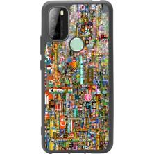 Spoyi P13 Blue Max 128 R/place Hatıra Tasarımlı Glossy Telefon Kılıfı