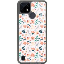 Spoyi Oppo Realme C21 Minik Sonbahar Tasarımlı Glossy Telefon Kılıfı