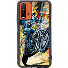 Spoyi Xiaomi Redmi 9t Hayalet Sürücü Tasarımlı Glossy Telefon Kılıfı