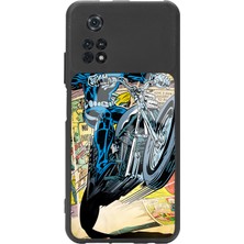 Spoyi Poco M4 Pro Hayalet Sürücü Tasarımlı Glossy Telefon Kılıfı