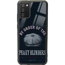 Spoyi Samsung Galaxy A-02S Peaky Blinders Cap Tasarımlı Glossy Telefon Kılıfı