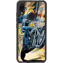 Spoyi Xiaomi Redmi Note 7 Hayalet Sürücü Tasarımlı Glossy Telefon Kılıfı