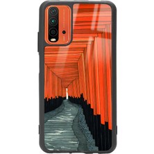Spoyi Xiaomi Redmi 9t Pastel Pencereler Tasarımlı Glossy Telefon Kılıfı