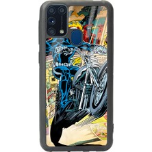 Spoyi Samsung Galaxy M-31 Hayalet Sürücü Tasarımlı Glossy Telefon Kılıfı