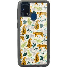 Spoyi Samsung Galaxy M-31 Kaplan Art Tasarımlı Glossy Telefon Kılıfı