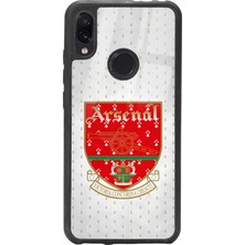 Spoyi Xiaomi Redmi Note 7 Retro Arsenal Tasarımlı Glossy Telefon Kılıfı