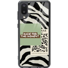 Spoyi Samsung Galaxy A-02 Green Mattisse Tasarımlı Glossy Telefon Kılıfı