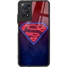 Spoyi Xiaomi Redmi Note 11 Pro Neon Superman Tasarımlı Glossy Telefon Kılıfı