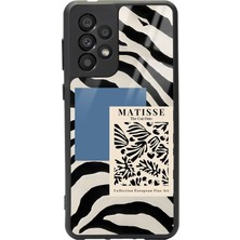 Spoyi Samsung Galaxy A-33 Zebra Matısse Tasarımlı Glossy Telefon Kılıfı