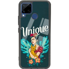 Spoyi Oppo Realme C15 Unique Tasarımlı Glossy Telefon Kılıfı