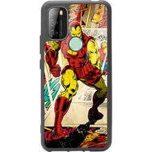 Spoyi P13 Blue Max 128 Iron Man Demir Adam Tasarımlı Glossy Telefon Kılıfı