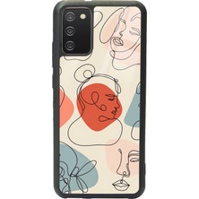 Spoyi Samsung Galaxy A-02S Nude Maske Tasarımlı Glossy Telefon Kılıfı