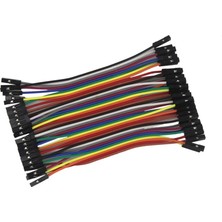 Roba 10CM 40 Pin Dişi Dişi Dupont Kablo Breadboard Jumper Ayrılabilir