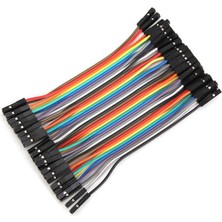 Roba 10CM 40 Pin Dişi Dişi Dupont Kablo Breadboard Jumper Ayrılabilir