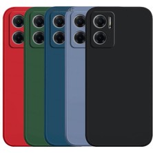 MTK Moveteck Xiaomi Redmi Note 11E Uyumlu Kılıf Kamera Lens Korumalı Soft Mat Silikon Kılıf Zırh Tank Military