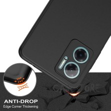 MTK Moveteck Xiaomi Redmi Note 11E Uyumlu Kılıf Kamera Lens Korumalı Soft Mat Silikon Kılıf Zırh Tank Military