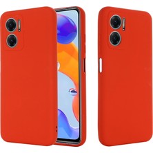 MTK Moveteck Xiaomi Redmi Note 11E Uyumlu Kılıf Kamera Lens Korumalı Soft Mat Silikon Kılıf Zırh Tank Military