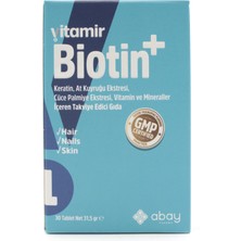 Abay Vitamir Biotin+ 30 Adet