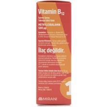 Abay Vitamir B12 Içeren Sprey 15 ml