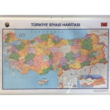 And Türkiye Haritası Çift Taraflı Çıtalı