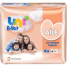 Uni Baby Islak Havlu Aile 4X52 Adet