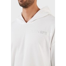 Plein Sport Pamuklu Baskılı Regular Fit Kapüşonlu Sweat Erkek Sweat FIPSC131501