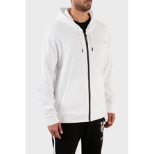 Plein Sport Pamuklu Regular Fit Fermuarlı Kapüşonlu Sweat Erkek Sweat FIPSZ132801