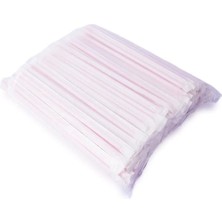 Dikbaş Plastik Pipet Kağıt Sargılı 200 Lü