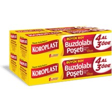Kroplast Buzdolabı Poşeti 4 Al 3 Öde Büyük 80 Adet 30X45CM
