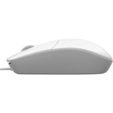 Rapoo 18102-RP N100 1600DPI Her Iki El ile Kullanılabilen USB Beyaz Mouse