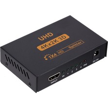 Alfais 5234 4 Port UHD 4K HDMI Switch Ekran Monitör Splitter Çoklayıcı Çoğaltıcı