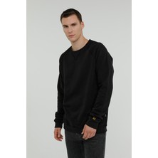 Superfly Men Sweat Siyah Erkek Sweatshirt 23236-02