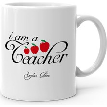 Bk Kişiye Özel Mesleki Öğretmen Beyaz Kupa Bardak - 001