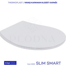 Plodna House Slim Smart Standart Amortisörlü Yavaş Kapanan Klozet Kapağı