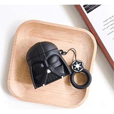 Airpods 1. ve 2. Nesil Uyumlu Darth Vader Karakter Silikon Koruma Kılıf