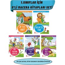 1.sınıflar Için 5'li Renkli Macera Kitapları